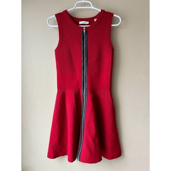 A.L.C. Dolls Sleeveless Zip Front Knit Dress Women's Size Small - Picture 1 of 2